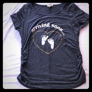Love U Already Arriving Soon Maternity Tee